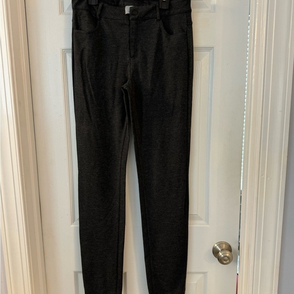 Athleta Ponte Knit 5 pocket Skinny Pants Charcoal Gray 8 - Picture 2 of 11
